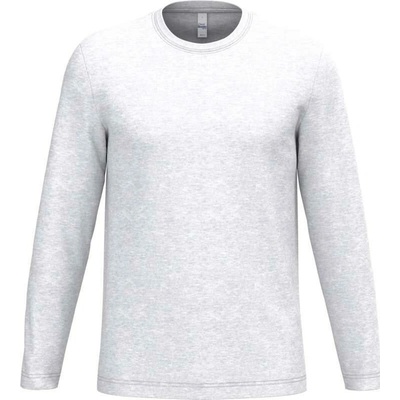 iDeal Basic Unisex tričko IDEAL150 s dlouhým rukávem (tubulární střih) Ideal Ash Heather