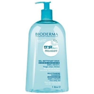 Bioderma ABCDerm Moussant jemný čistiaci gél 1 l