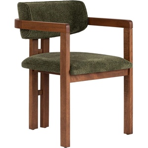 Kalune Design Тъмнозелен трапезен стол с подлакътници Toscana - Kalune Design (266ARC1113)