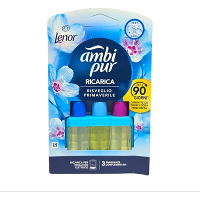 Ambi Pur електрически ароматизатор, Пълнител, 3 volution, Lenor, Primaverile