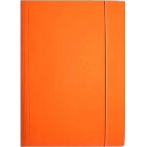 Ziemia Obiecana Briefcase A4 with elastic band orange