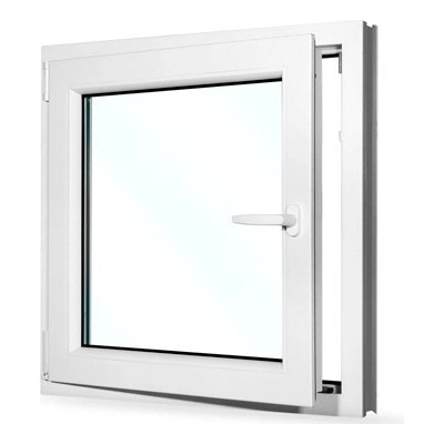 SkladOken.cz Okno jednokřídlé 80x80 cm bílé otevíravé i sklopné LEVÉ – Hledejceny.cz