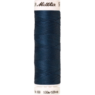 Nitě SERALON 100m na univerzální šití, polyester AMANN Mettler - více barev 6677: 0806 modrá