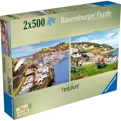 Ravensburger Пъзел Ravensburger от 2 х 500 части - Живописен Йоркшир (12000011)