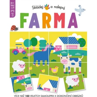Skládej a nalepuj Farma Toni Stemp Laura Garrido