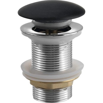 Sapho - Click-Clack вентил за мивка BLOK Ø 6, 7 cm, marquin/матово черно (SH0770)