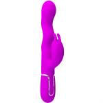 Pretty Love Мултифункционален вибратор за g-точка "pretty love laursen purple" 25 см