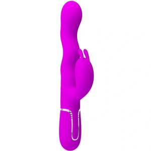 Pretty Love Мултифункционален вибратор за g-точка "pretty love laursen purple" 25 см