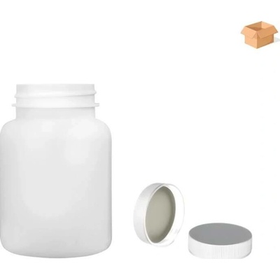 Pilulka Plastová lahvička bílá s bílým uzávěrem 150 ml 270 ks