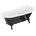 Mexen Retro 150x73 cm black/white/black (53251507375-70)