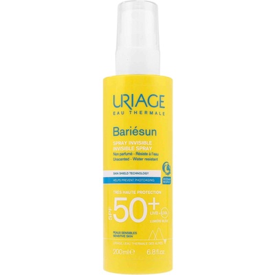 Uriage Bariésun Invisible Spray невидим спрей за слънчеви бани без аромат SPF 50+ 200 мл