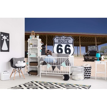 DIMEX ART s. r. o Самозалепваща се флизелинова фототапета автомобили по маршрут 66 375 x 250 см