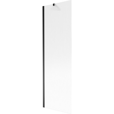 Mexen Next душ параван с едно крило 60 x 150 см, на ивици, черен - 895-060-000-00-09-70 (895-060-000-00-09-70)