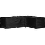 vidaXL Покривало за ъглови градински мебели 18 капси 285x220x80 см (319324)