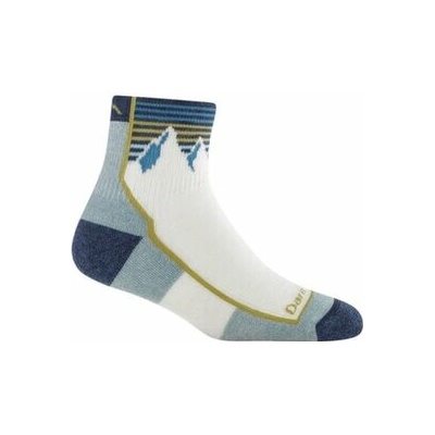 Darn Tough Hiker Quarter Midweight With Cushion MOUNTAIN WHITE bílá – Zboží Dáma