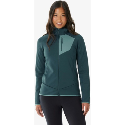 Quechua dámska fleecová mikina MH500 zelená