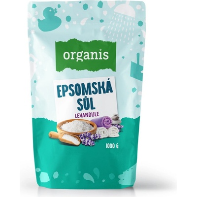 Organis Epsomská sůl do koupele 1000 g