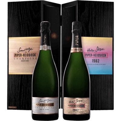 Piper Heidsieck Horse Serie Brut 1982 12% 2 x 0,75 l (kazeta)