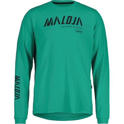 Maloja Мъжка фланелка с дълъг ръкав за колоездене Maloja HaunoldM. Cycling jersey - Polar Light - размер XL (056-4229-0314)