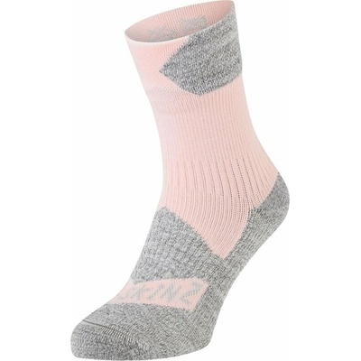 Sealskinz Bircham Waterproof All Weather Ankle Length Sock Rose/Grey Marl