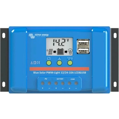 VICTRON ENERGY solární regulátor PWM 20A LCD a USB 12V/24V 04280060