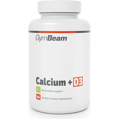 GymBeam Vápník + vitamín D3 120 kapslí