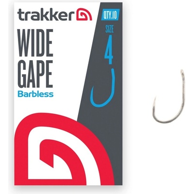Trakker Wide Gape Hooks Barbless vel.4 10 ks