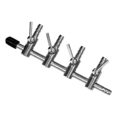 Метален разклонител за въздух - 4 изхода