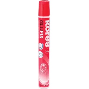 Kores Лепило със смазващ накрайник, 50 ml, KORES "Glufix" 20257 (20257)