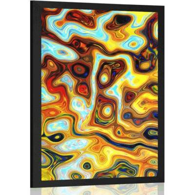 Plakát barevná abstrakce - 40x60 no frame