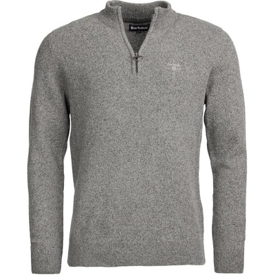 Barbour Essential Pullover Tisbury Half Zip Grey