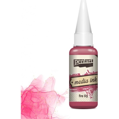 Pentart Alkoholový inkoust 20 ml ČERVENÁ KONVALINKA – Zboží Dáma