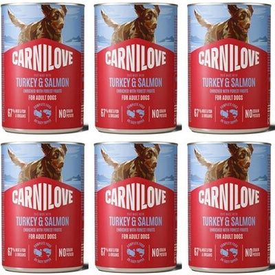 Carnilove Dog Can Turkey and Salmon 6 x 400 g