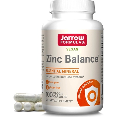 Jarrow Formulas Zinc Balance 100 rastlinných kapsúl