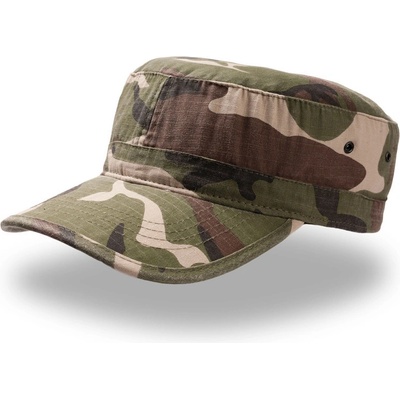 Atlantis Headwear Tank vojenská COT-33003580099 Maskáčová