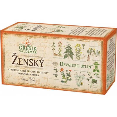 Grešík Ženský čaj syp. devatero bylin 50 g