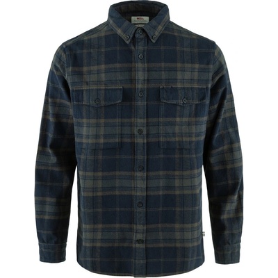 Fjällräven Övik twill shirt dark navy-basalt