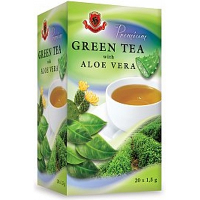 HERBEX PREMIUM Tea zelený čaj ALOE VERA 20 x 1,5 g