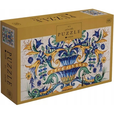 INTERDRUK Art on Tiles 1 Kytica na podstavci 1000 dielov