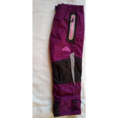 Kugo dětské zateplené outdoor kalhoty H9891 Fialová