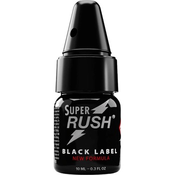 Poppers SUPER RUSH BLACK with adapter 10 ml