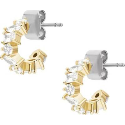 Fossil Elegantní pozlacené kruhy z mosazi Ellis JA7297710