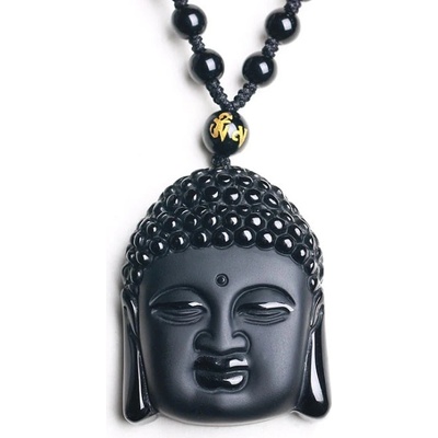 BudNej amulet mieru a vyrovnanosti z obsidiánu MN6012