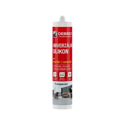 Debbex Univerzální silikon 280ml tran