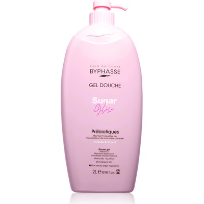 Byphasse Sprchový gel Sugar Glow s prebiotiky 2L