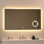 Inter Ceramic Огледало за баня с вградено led осветление Лиса, 180х90 см с нагревател