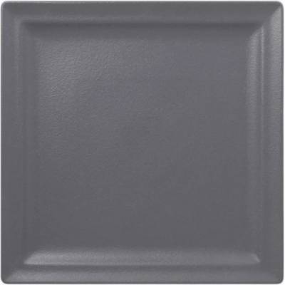RAK Porcelain Talíř mělký čtvercový 30 cm šedá RAK-NFCLSP30GY