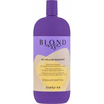 Inebrya Blondesse NoYellow Shampoo šampon pro blond zesvětlené a šedivé vlasy 1000 ml