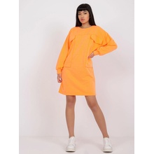 ex moda Mikinové šaty EM-SK-717.33X ex mode Oranžová