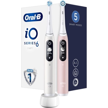 Oral-B iO Series 6 Duo White/Pink Sand